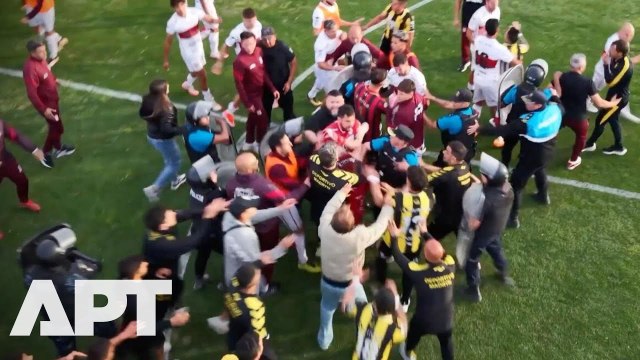 WATCH | Drone Captures Chaotic Brawl at Argentine Semi-Final | APT