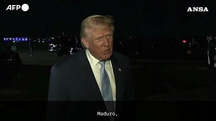 Trump: "Potremmo parlare con Maduro, vedremo come va"