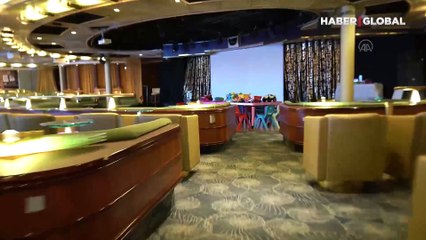 Depremzedeler için 906 yatak kapasiteli gemi İskenderun'da