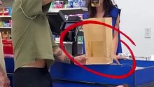 “ Don't Miss This Funny Insane Clip Cashier shocked 🤣🤣”