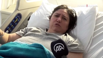 Kırık ayağıyla enkazdan çıkmayı başardı: Çok endişeliyim, çok korkuyorum her şeyden
