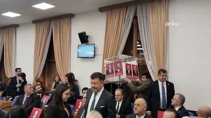 Meclis'te dikkat çeken sandık