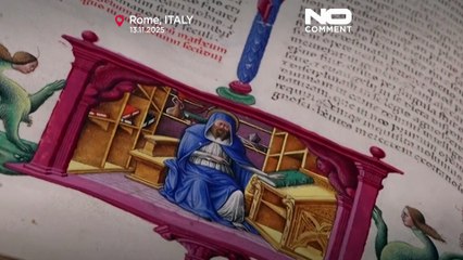 Une rare Bible enluminée du XVe siècle exposée au public pour l’Année sainte du Vatican