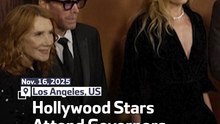 Hollywood Stars Attend Governors Awards Night