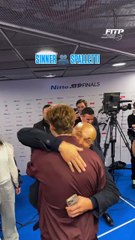 Sinner, l'abbraccio con Spalletti dopo la vittoria alle Finals