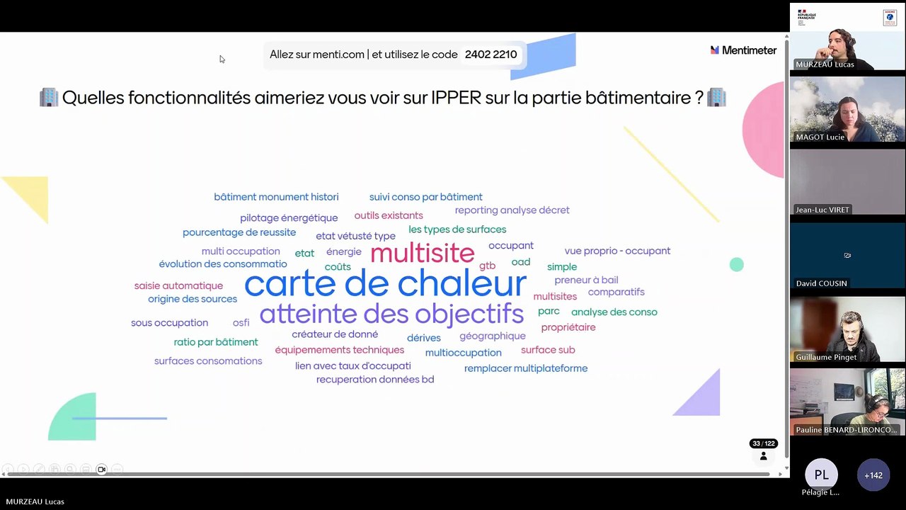 Webinaire de présentation d’IPPER aux services et opérateurs de l’Etat