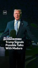 Trump Signals Possible Talks With Maduro