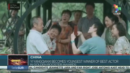 China: Yi Yangqianxi becomes youngest winner of best actor in Golden Rooster Awards