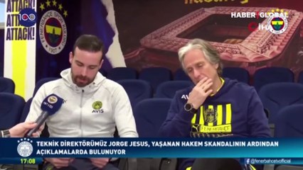 Jorge Jesus kırmızı kart gördüğü o diyaloğu açıkladı: Ben böyle bir şey görmemiştim