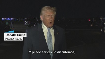 Trump habla sobre posibles conversaciones con Maduro