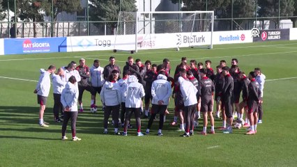 A Milli Takım İspanya maçının hazırlıklarını tamamladı