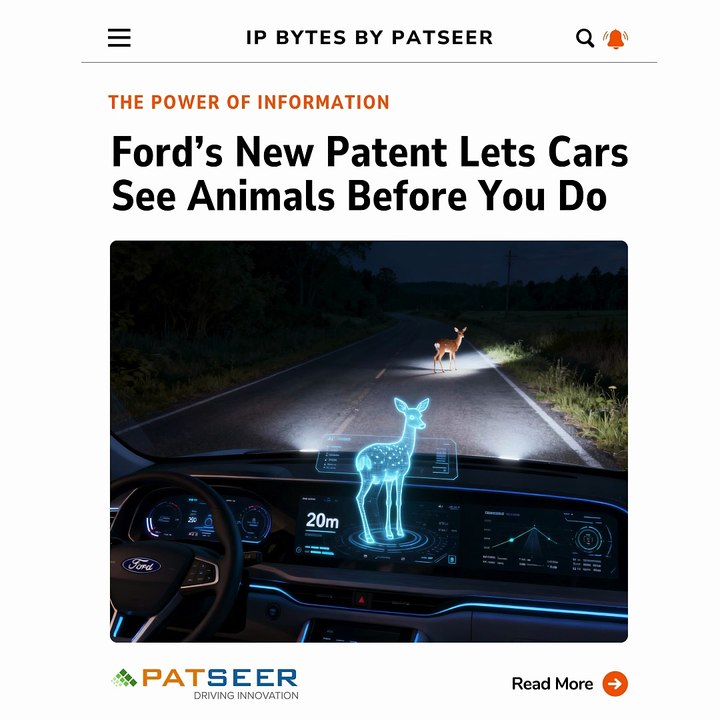 Ford's new patent lets cars see animals before you do