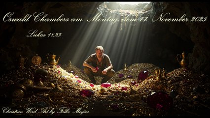 Oswald Chambers am Montag, dem 17. November 2025, zu Lukas 18,23
