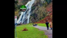 Powerscourt Waterfall after Storm Claudia Nevember 14th 2025