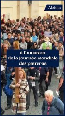 Léon XIV à table avec les plus pauvres