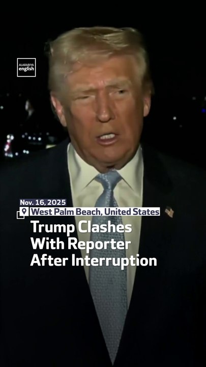 Trump Clashes With Reporter After Interruption
