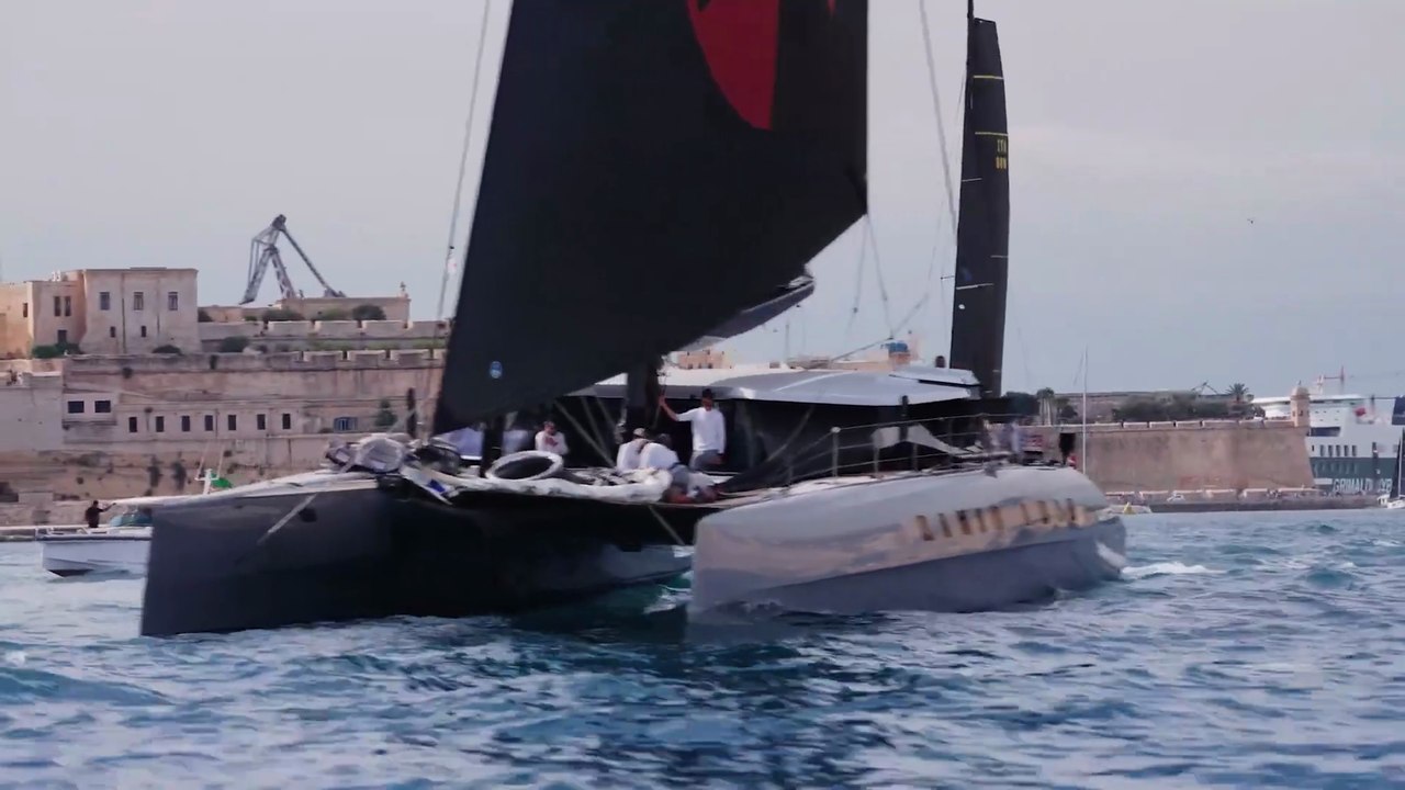 Rolex Middle Sea Race 2025 : Allegra claims Multihull Line Honours  2025 Rolex Middle Sea Race