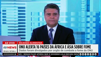 ONU alerta 16 países da África e Ásia sobre fome