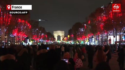 'The Illuminations Are A Celebration': The Champs-Elysées Sparkle For Christmas