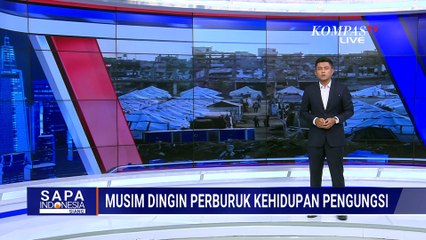Di Tengah Hujan & Angin Dingin, Ribuan Warga Gaza Bertahan dalam Hunian Darurat