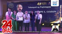 GMA Network Chairman Atty. Felipe L. Gozon, ginawaran ng “Malabon Medal Badge Lifetime Award” bilang Most Outstanding Citizen | 24 Oras