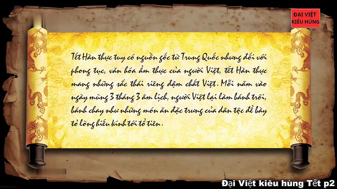 Đại Việt kiêu hùng - Các lễ Tết p2 - Tết Hàn Thực, Thanh minh, Đoan ngọ, Trung Nguyên, Trung thu, Cơm mới
