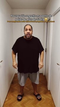 Pourquoi je regrette ma perte de poids de plus de 32 kg 🙀 #pertedepoids #transformation #obesite #humour #parodie