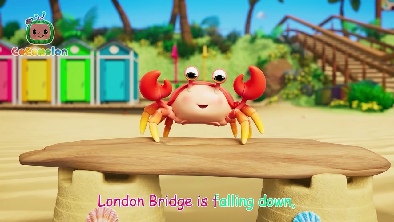 London Bridge is Falling Down (Beach Version) 🏖️ _ CoComelon Nursery Rhymes & Kids Songs
