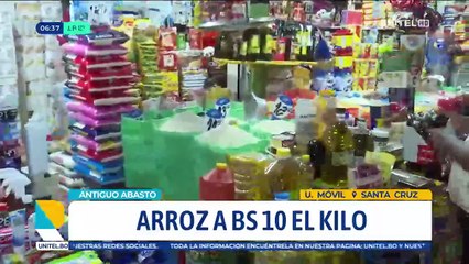 El precio del kilo de arroz llega a los Bs 7 en mercados de Santa Cruz y hay tendencia a la baja en Cochabamba