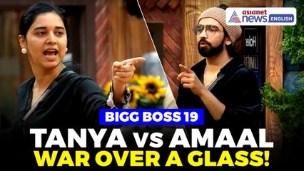 Bigg Boss 19 | Tanya vs Amaal: Heated Clash Erupts Over a Single Glass