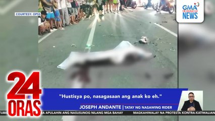 Truck, nang-araro ng 2 motorsiklo; 1 dead on the spot, 1 naputulan ng mga paa | 24 Oras