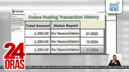 3-buwang hulog sa PhilHealth ng employer, 'di umano kumarga sa account ng mga empleyado | 24 Oras
