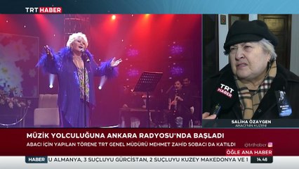 Muazzez Abacı için TRT Ankara Radyosu'nda tören düzenlendi
