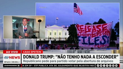 Trump pede para republicanos votarem pela divulgação dos arquivos Epstein