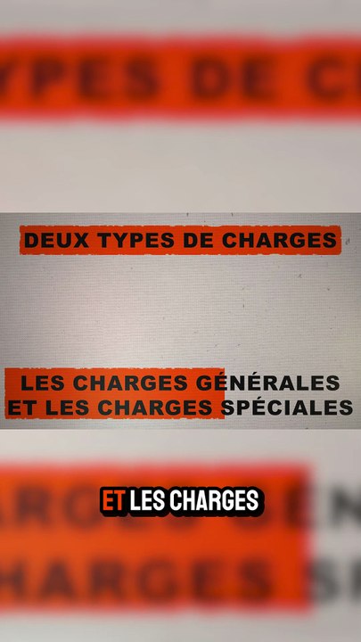 Les charges en copro