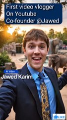 Co-founder of YouTube 🦘 me at the zoo AI first video on youtube