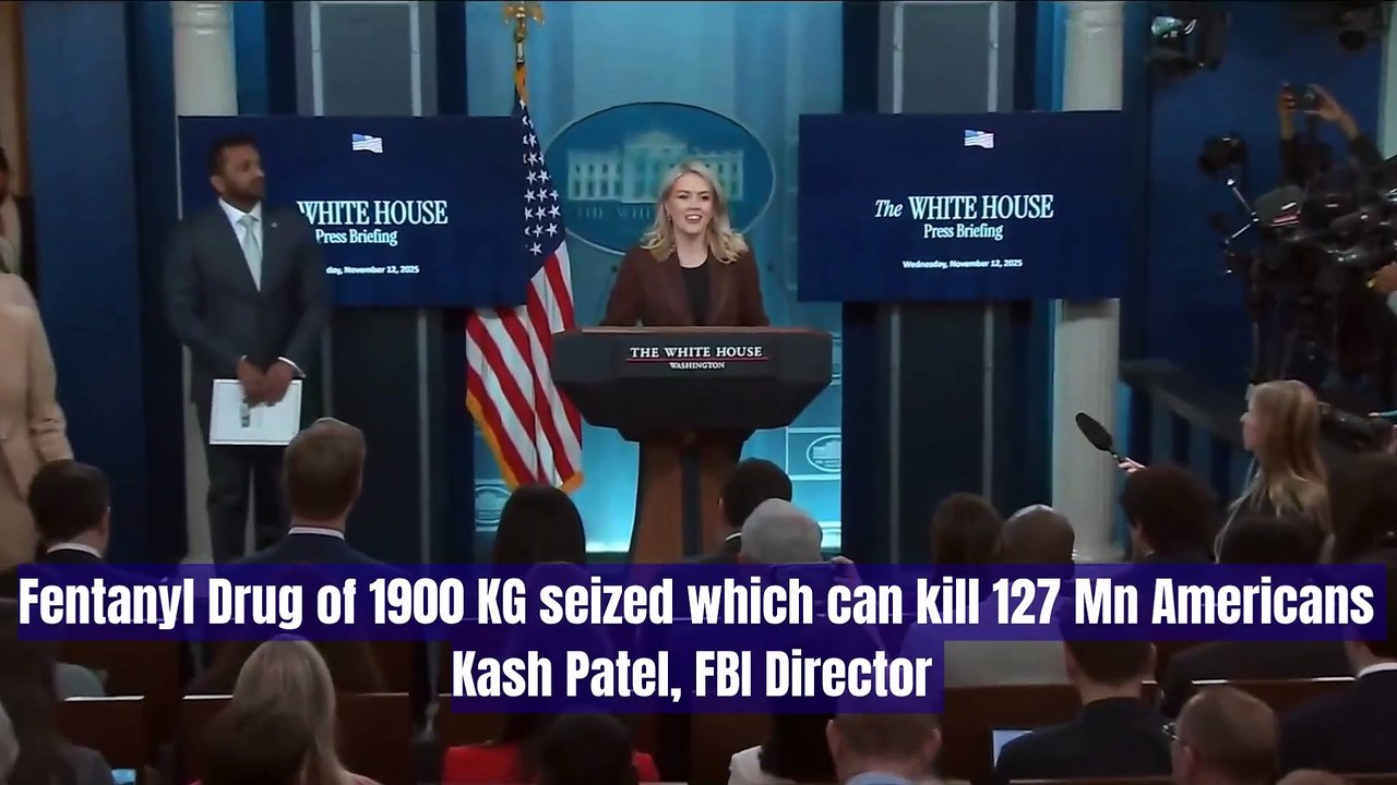 Fentanyl Drug of 1900 KG seized which can kill 127 Mn Americans - FBI Director