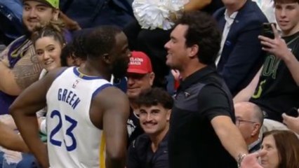Draymond Green gets into it with a fan for calling him Angel Reese: "I love the disrespect"