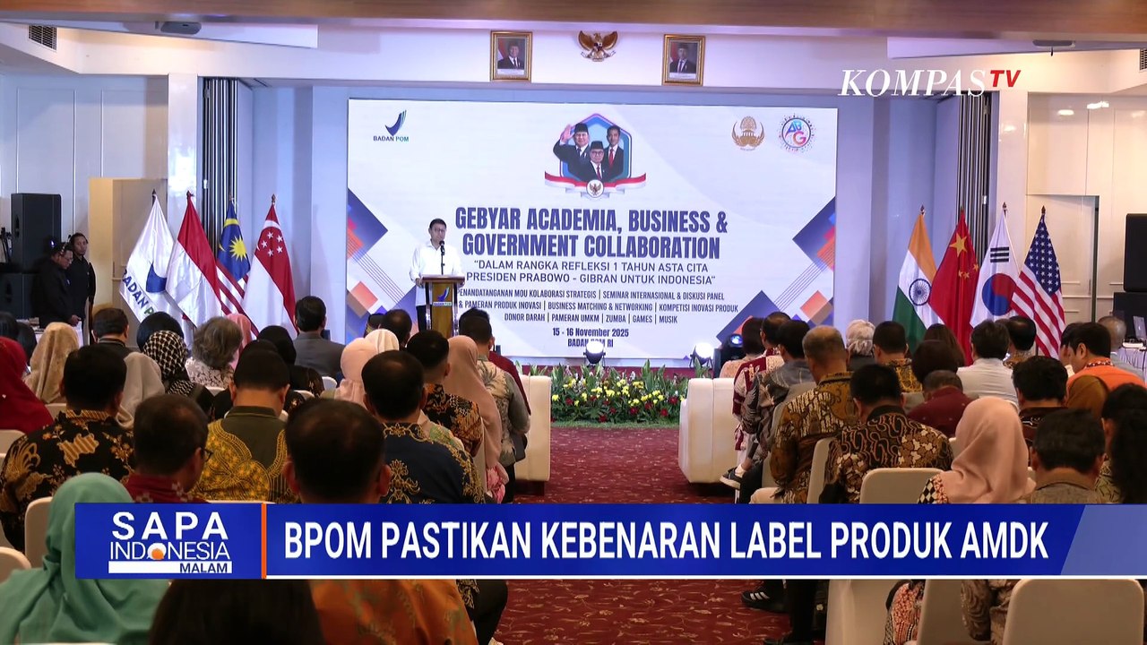 BPOM Pastikan Label AMDK Sudah Akurat, Ini Proses Verifikasinya | SAPA ...