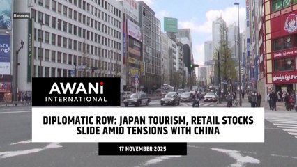 Diplomatic row: Japan tourism, retail stocks slide amid tensions with China