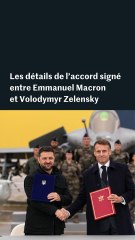 Emmanuel Macron détaille l’accord signé avec Volodymyr Zelensky