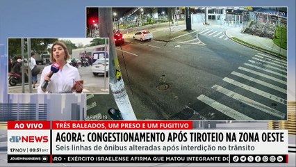 Tiroteio em SP: Via é completamente liberada após bloqueio