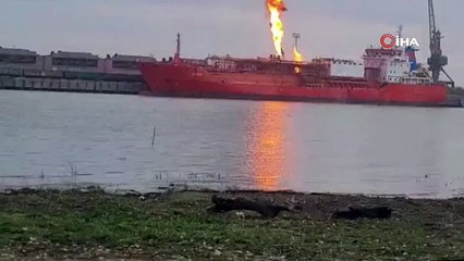 Rusya, Ukrayna'da LPG yüklü Türk gemisini vurdu!