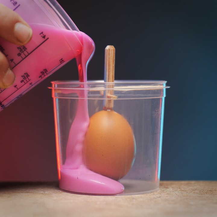 Chicken eggs meet cyberpunk tech! ♻️🐔 DIY digital clock in the making 🕑💥 #Upcycled #tech #cyberpunk #diy #decor