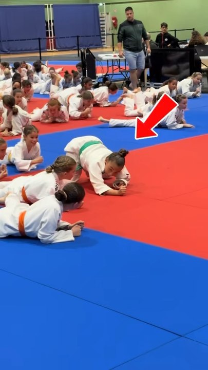 Ma fille participe à sa première compèt de Judo