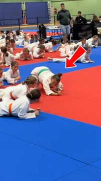Ma fille participe à sa première compèt de Judo