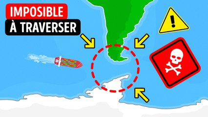 La véritable raison pour laquelle les navires évitent les eaux au-dessous de l'Amérique du Sud