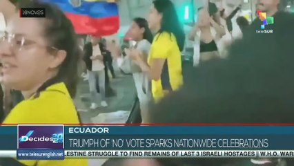 Ecuador, triumph of “No” vote sparks nationwide celebrations
