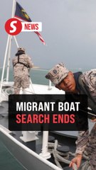 SAR operation for capsized migrant boat in Langkawi called off after nine days