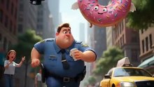 The Great Donut Chase 🍩🚓 #funny